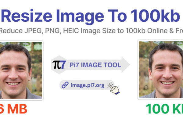 Resize image to 100KB free